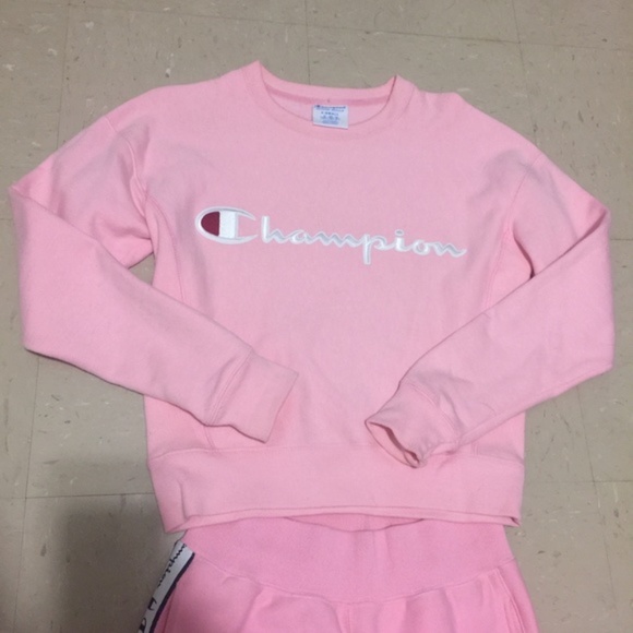 Champion light pink pieces match jogger